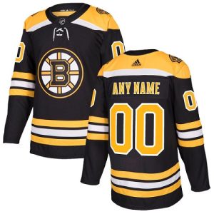 NHL Boston Bruins Trøye Custom Hjemme Svart Authentic